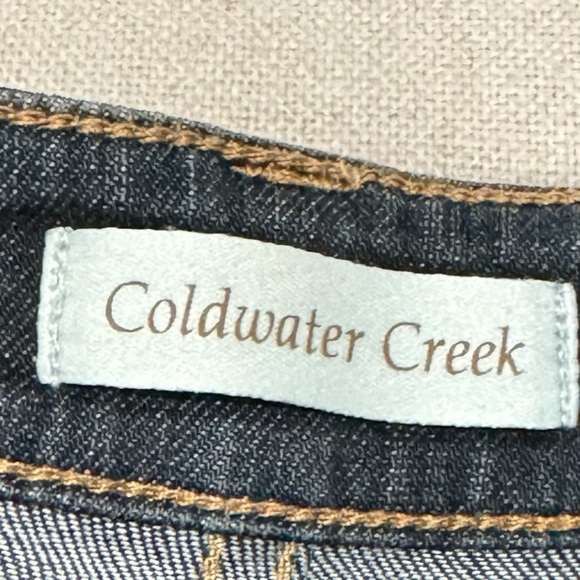 Coldwater Creek Womens Mid Rise Bootcut Jeans Dark Denim Pants Sz 14 Regular - Picture 6 of 14